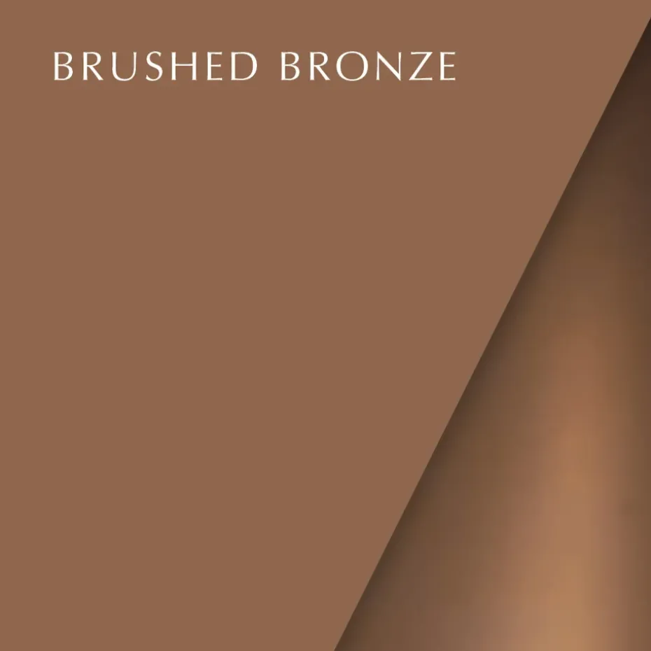 Lámpara Silvia bronce, Ø32 cm