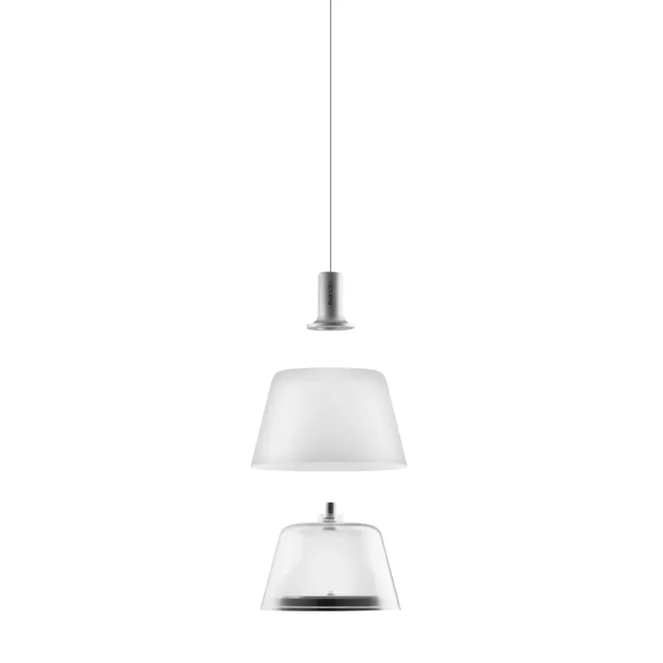 Lámpara solar colgante SunLight, blanco