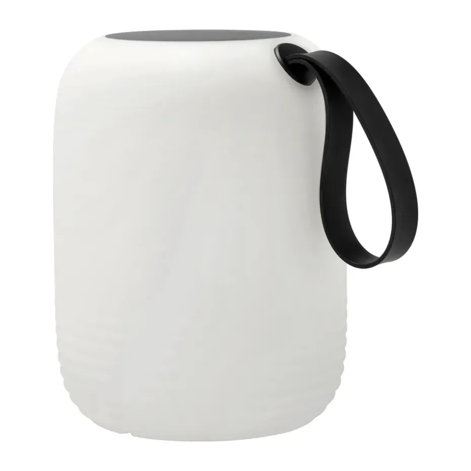 Lámpara solar Hav lounge Ø21 cm, Blanco-negro