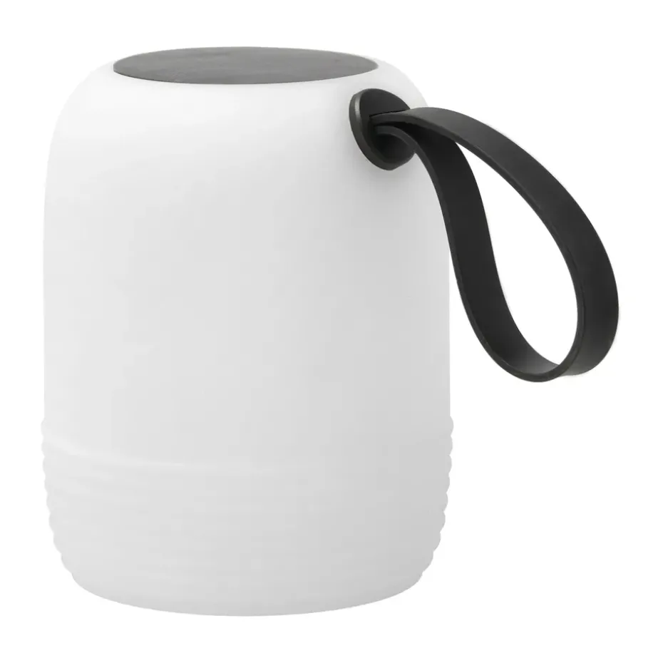 Lámpara solar Hav lounge Ø12,5 cm, Blanco-negro