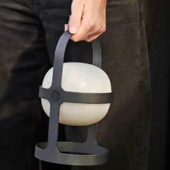 Lámpara solar Soft Spot negro, 18,5 cm