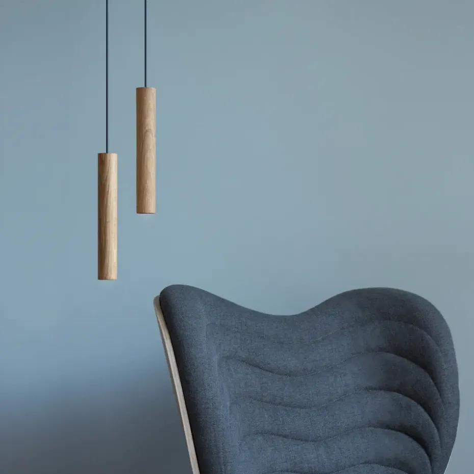 Lámpara Umage Chimes 22 cm, Oak