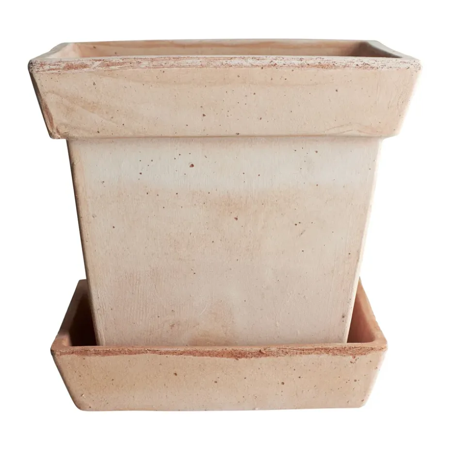Maceta Gaia raw, Rosa, Ø25 cm