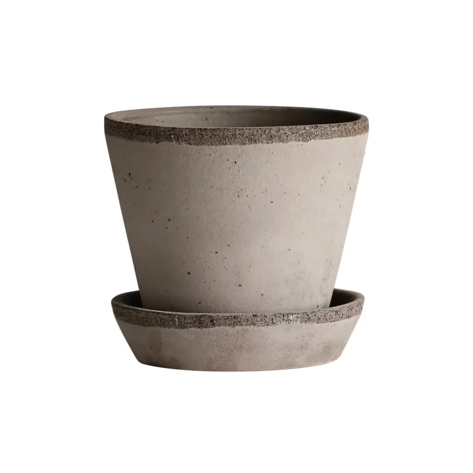 Maceta Julie Ø12 cm, gris