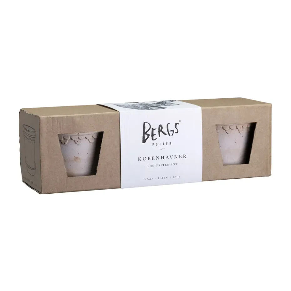 Maceta Københavner Ø10 cm 3-pack, Rosa