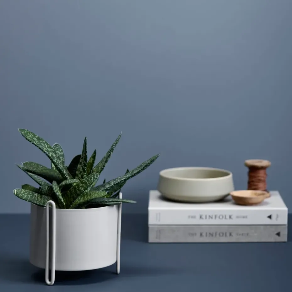 Maceta Pidestall S Ø15 cm, gris