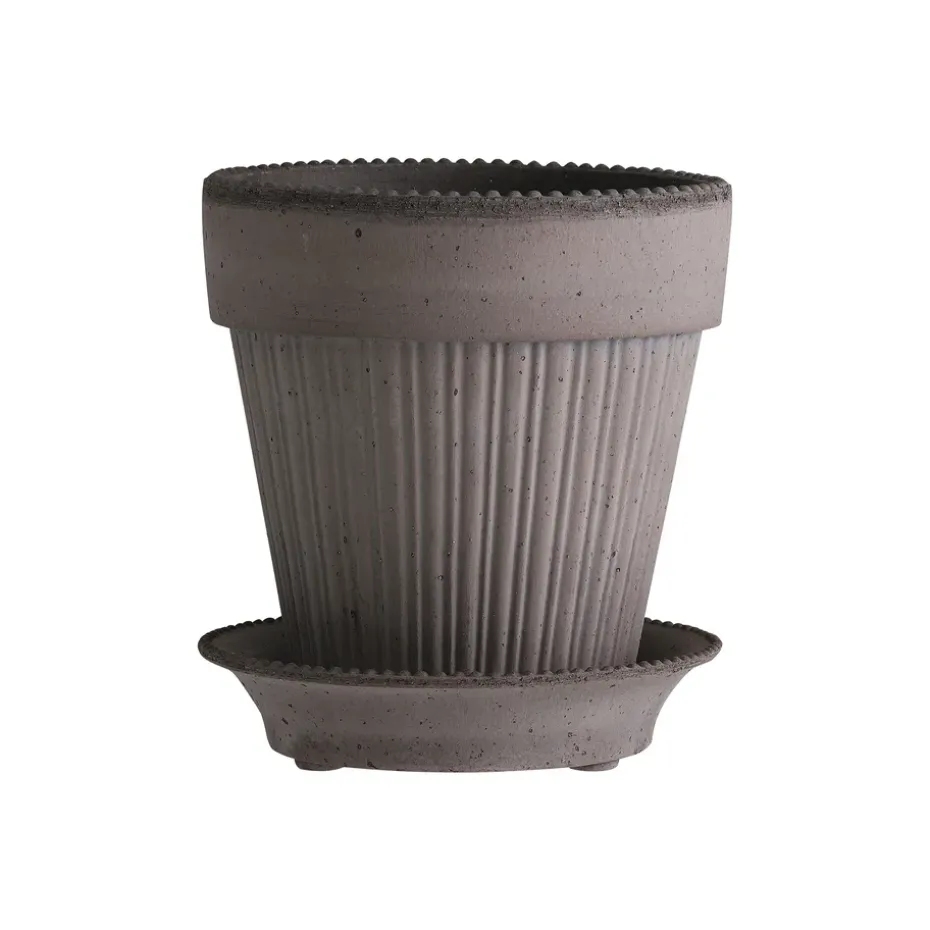 Maceta Simona Ø12 cm, gris