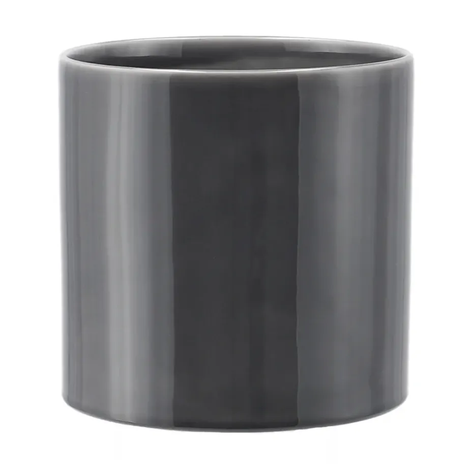 Maceta Sleek Ø19 cm, Carbón