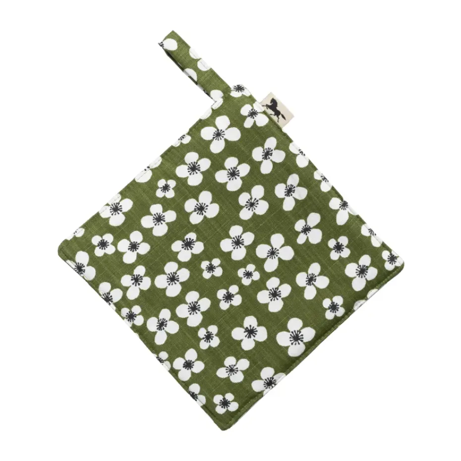 Manopla de cocina Belle Amie 23x23 cm, Verde oscuro
