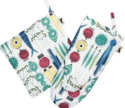 Manopla de horno Picknick estampado pequeño, Multi