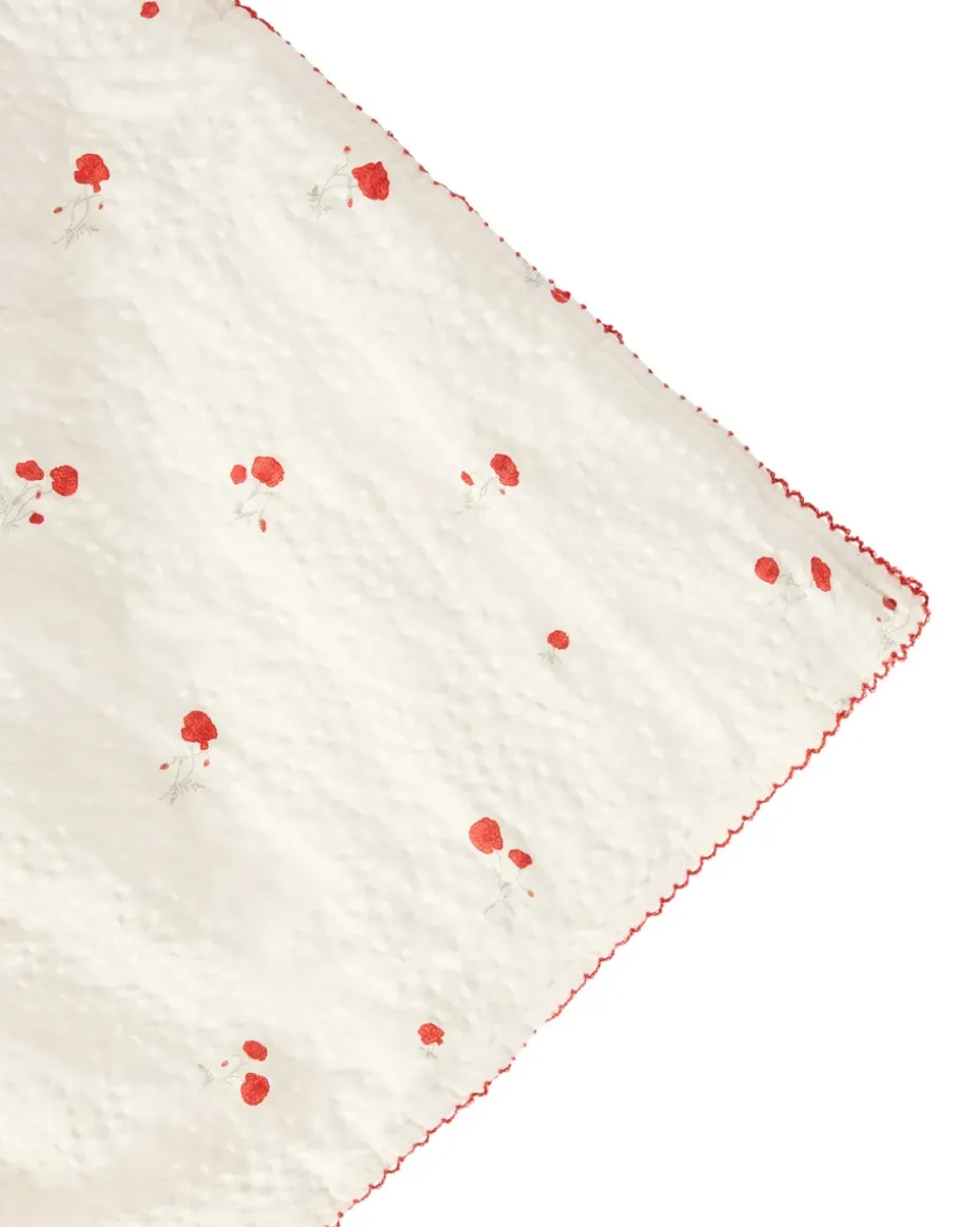 Manta acolchada Poppy Seersucker, 100x140 cm