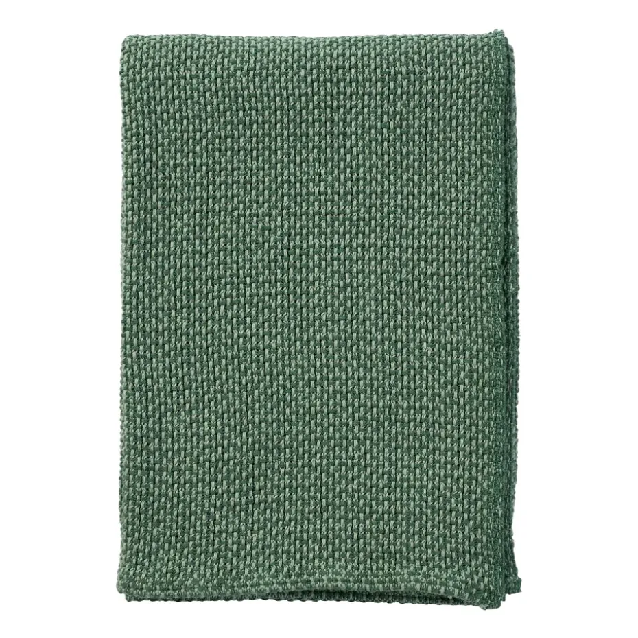 Manta de algodón Basket 130x180 cm, verde