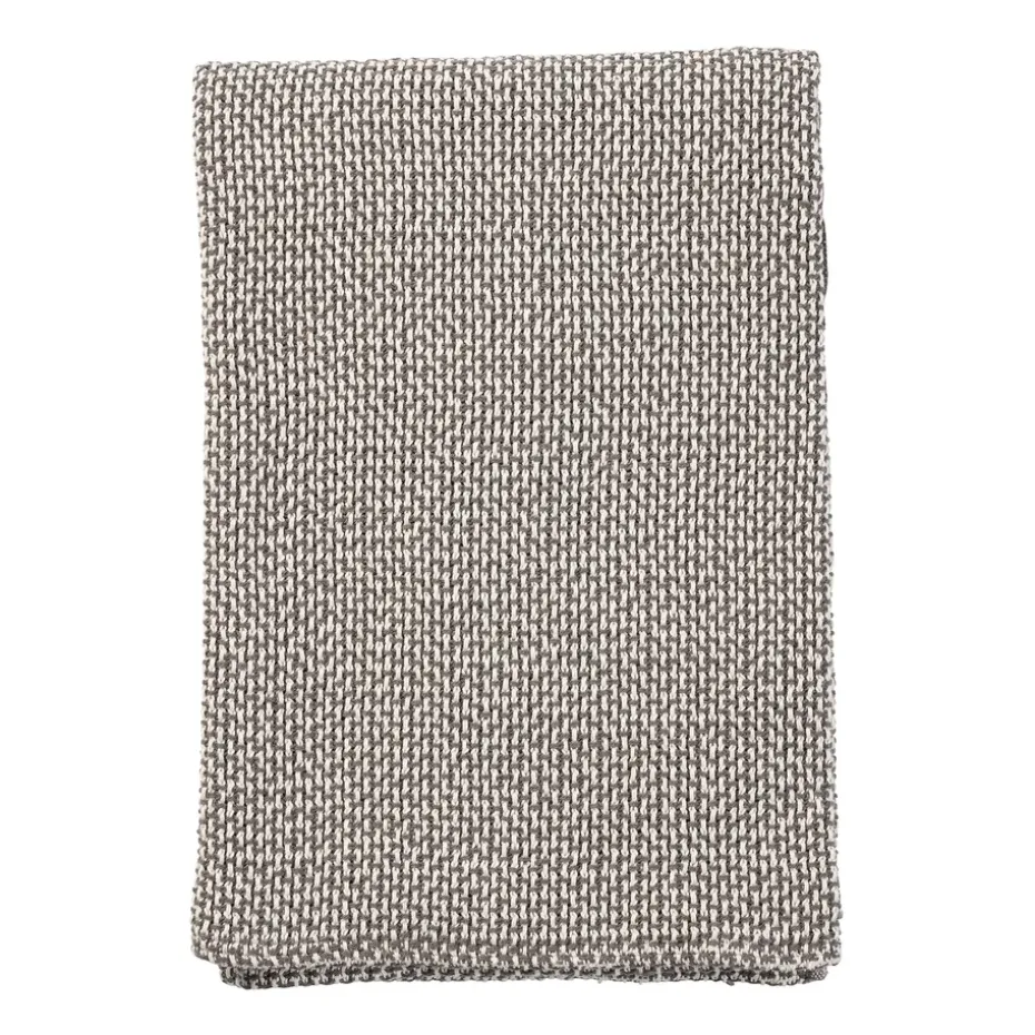 Manta de algodón Basket 130x180 cm, gris
