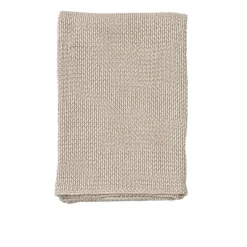 Manta de algodón Basket 130x180 cm, Beige