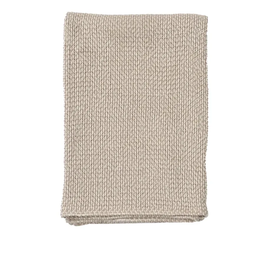 Manta de algodón Basket 130x180 cm, Beige