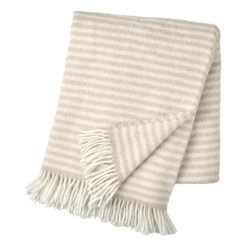 Manta de lana Tidal 130x180 cm, Beige
