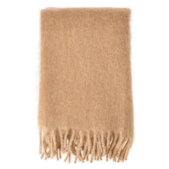 Manta Dune de mohair 130x170 cm, Wheat