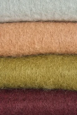 Manta Dune de mohair 130x170 cm, Wheat
