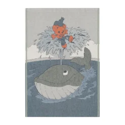 Manta infantil Skattsökarfärden 72x105 cm, Azul