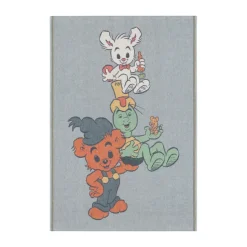 Manta infantil Vänner 72x105 cm, Azul