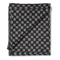 Mantel Checki 150x250 cm, negro