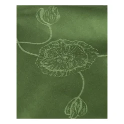 Mantel damasco Hammershøi Poppy verde, 150x320 cm