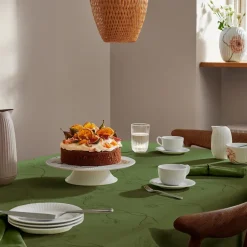 Mantel damasco Hammershøi Poppy verde, 150x320 cm