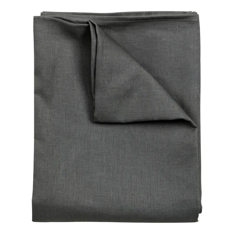 Mantel de lino Clean 145x350 cm, Charcoal
