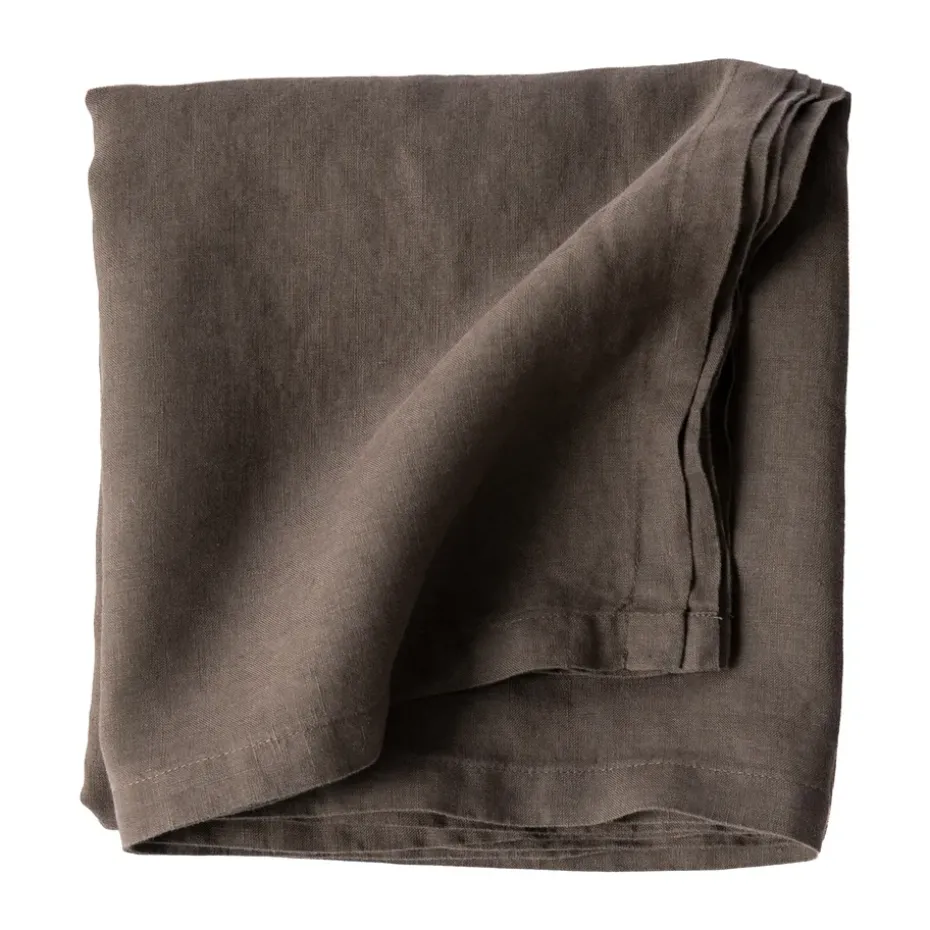 Mantel de lino 175x175 cm, Taupe
