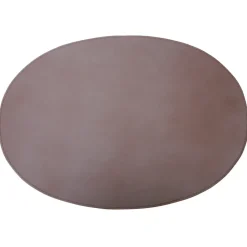 Mantel individual de cuero Ørskov ovalado 47x34 cm, elefante
