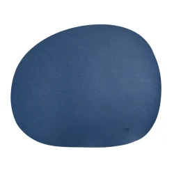 Mantel individual de silicona Raw creative 41x33,5 cm, Azul oscuro