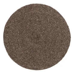 Mantel individual Ella Ø38 cm, marrón-natural