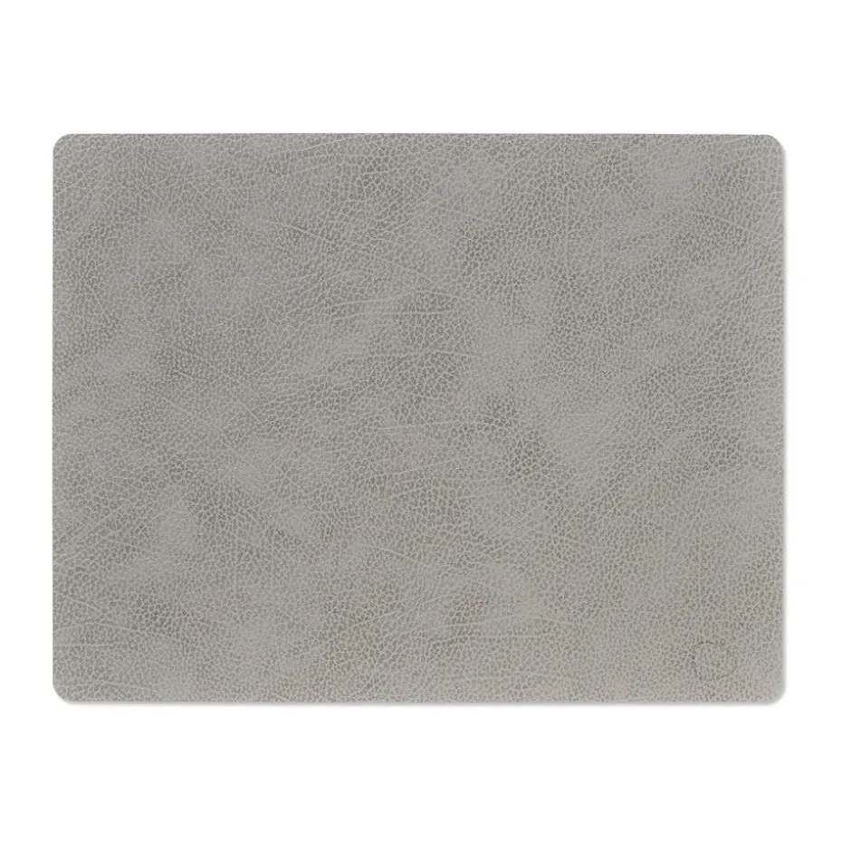 Mantel individual Hippo cuadrado, gris antracita