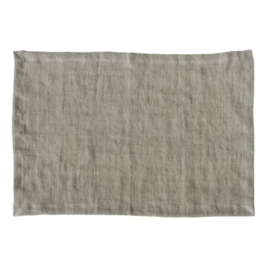 Mantel individual Marion lino 37x50 cm, Dune