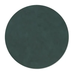 Mantel individual Nupo circular reversible XL 1 pieza, Dark green-olive green