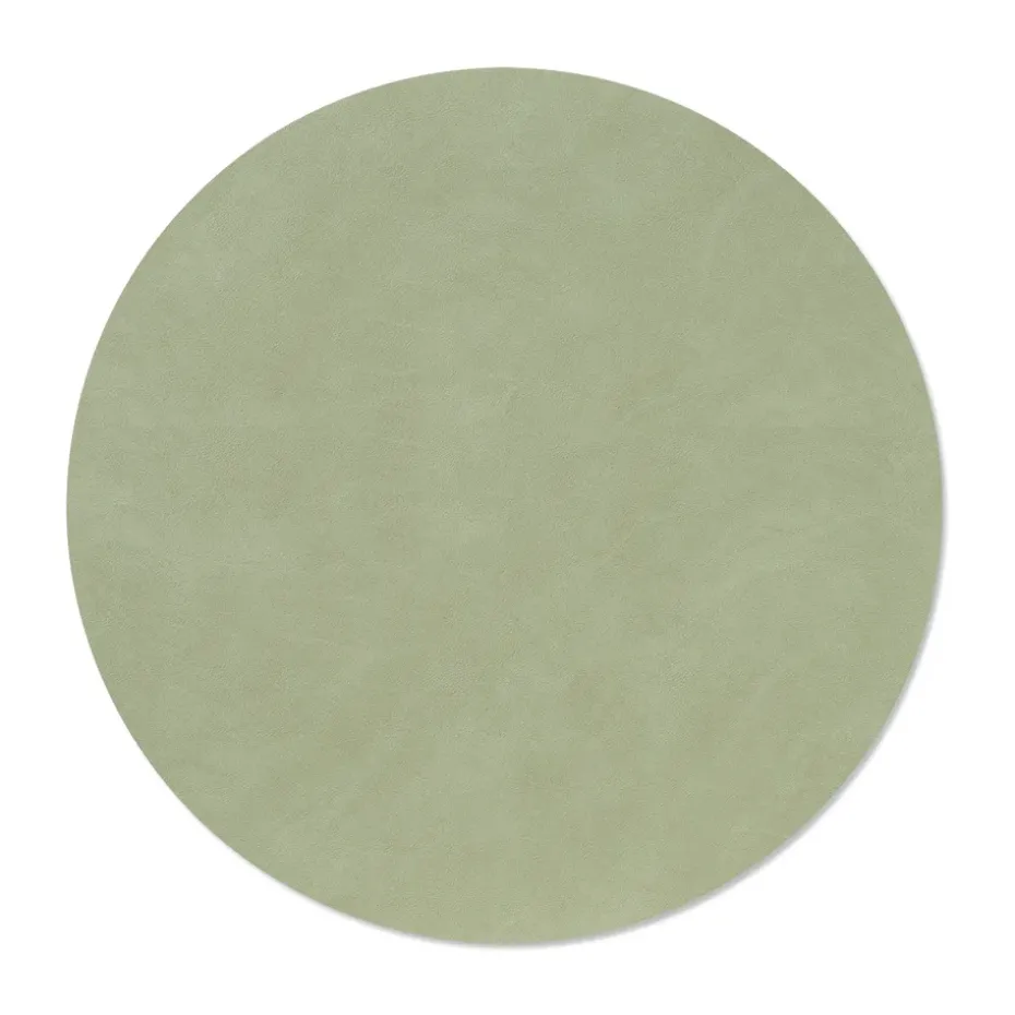 Mantel individual Nupo circular reversible XL 1 pieza, Dark green-olive green