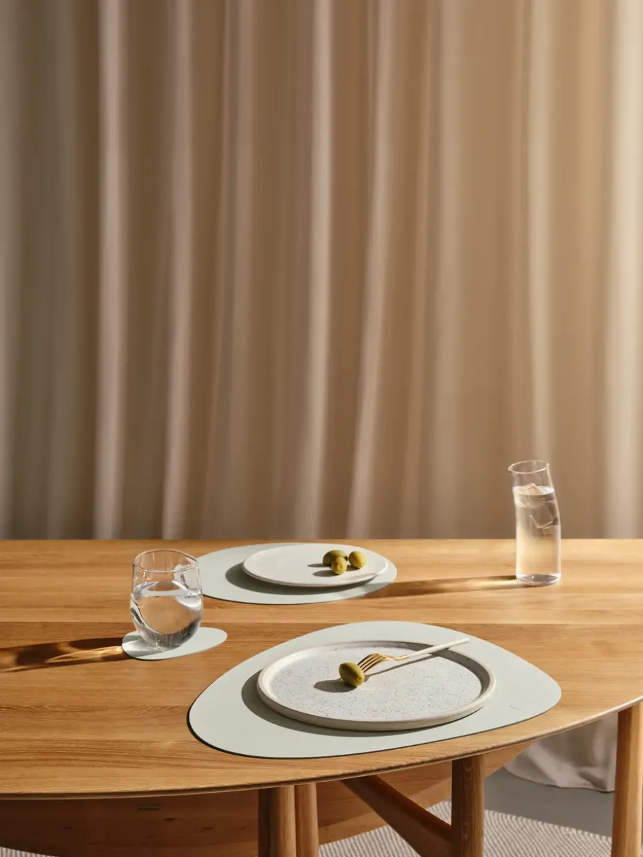 Mantel individual Nupo curve L, Linen
