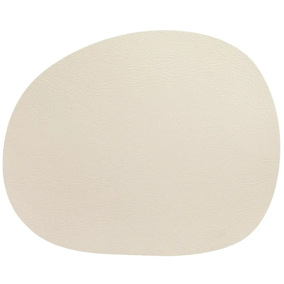 Mantel individual Raw cuero, Warm nude buffalo