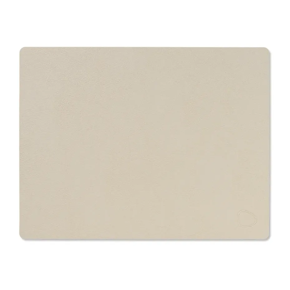 Mantel individual Serene cuadrado M 26,5x34,5 cm, Cream