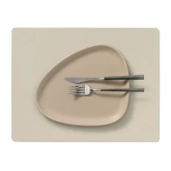 Mantel individual Serene cuadrado M 26,5x34,5 cm, Cream