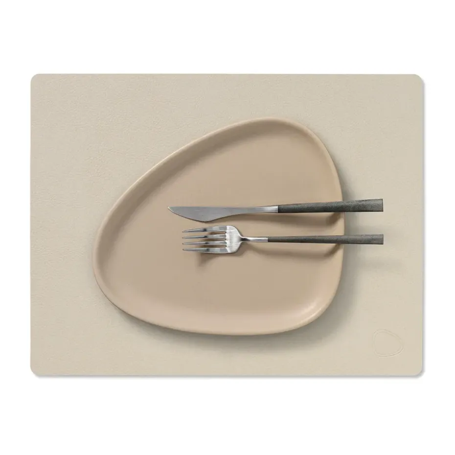 Mantel individual Serene cuadrado M 26,5x34,5 cm, Cream