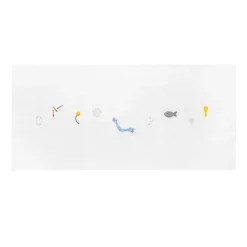 Mantel Sobremesa 140x300 cm, White