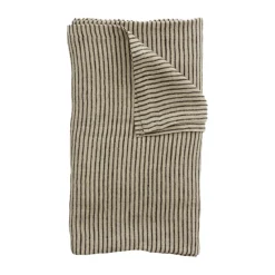 Mantel Stripe 150x300 cm, Arena negra