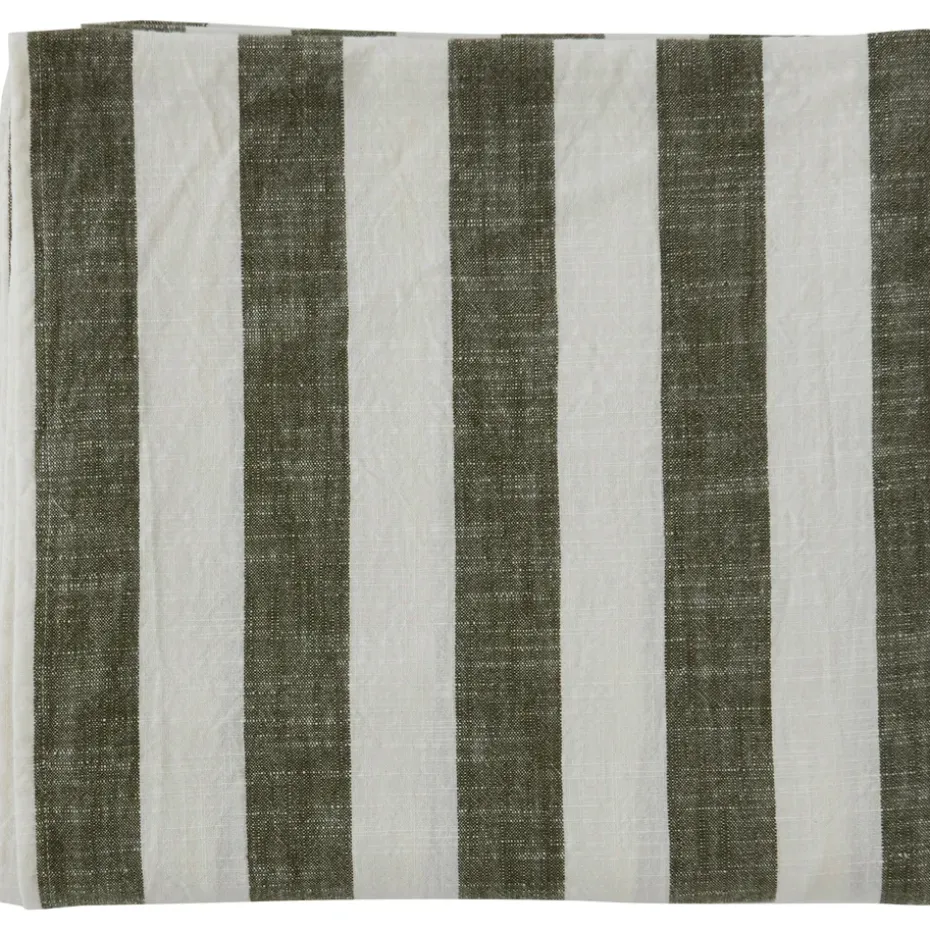 Mantel Striped 140x260 cm, Olive