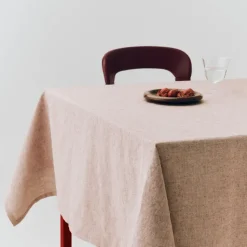 Mantel Terrazza, Soft burgundy, 230x150 cm