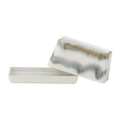 Mantequillera Paula 11,5x17,5 cm, Grey