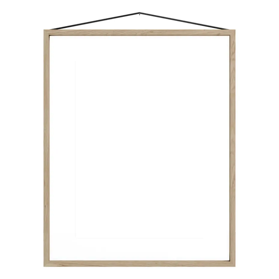 Marco de roble Moebe 40x50 cm, Transparent, Wood, Black