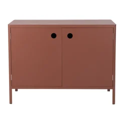 Módulo base de cocina exterior Kelia, Zin red, 121x91x64 cm