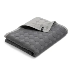 Mega Dot colcha organic 235x245 cm, Dark grey