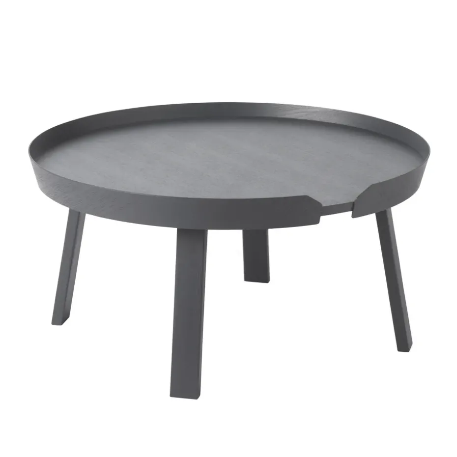 Mesa Around grande , antracita (gris)